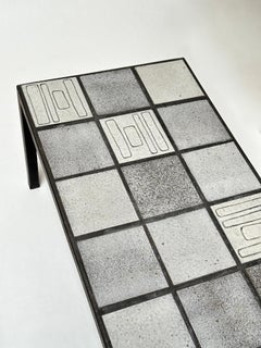 Mesa baja de gres, Nicole Raude, París c.1960