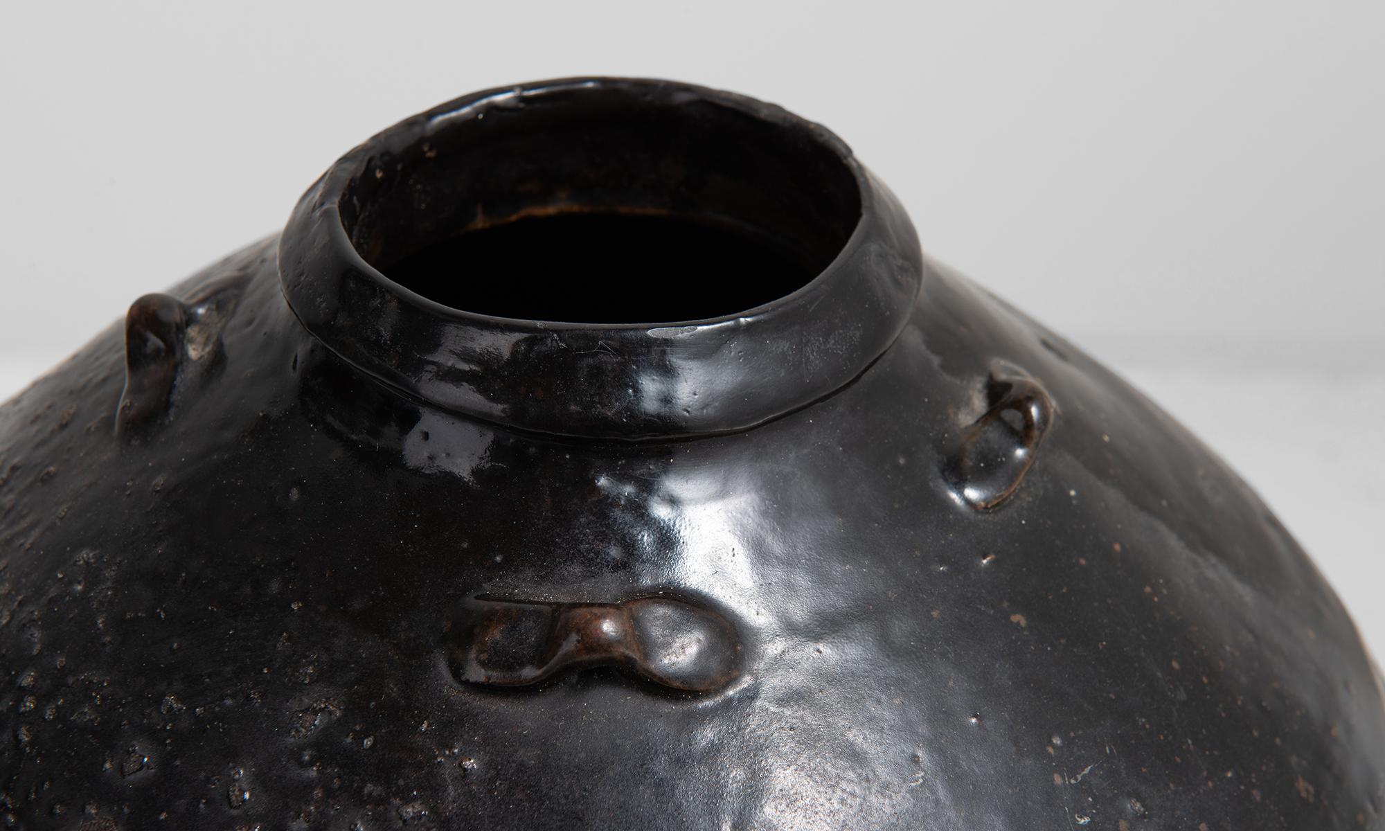 Chinese Stoneware Martaban Vase