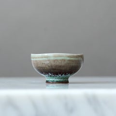 Miniatur-Steinzeugschüssel von Berndt Friberg. Gustavsberg, Schweden, 1960er Jahre