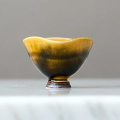 Ciotola in miniatura in gres di Berndt Friberg. Gustavsberg, Svezia, anni '60