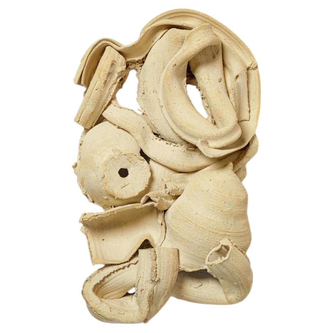 Stoneware mural sculpture by Patrick Crulis, 2026.
