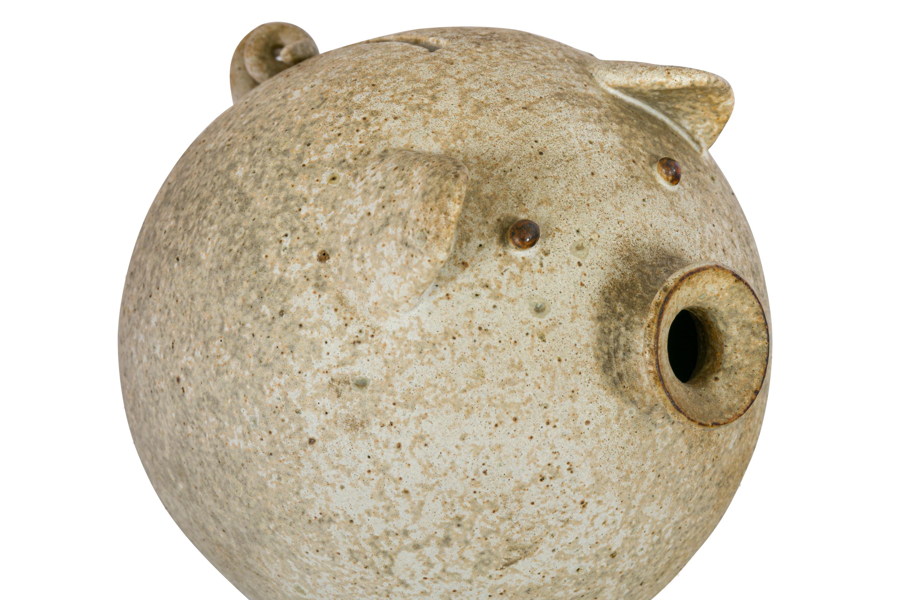 Danish Stoneware Piggy Bank by Aase, Denmark, 1960s