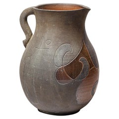 Vase-pichet en grès de Georges Martin, vers 1970-1980.