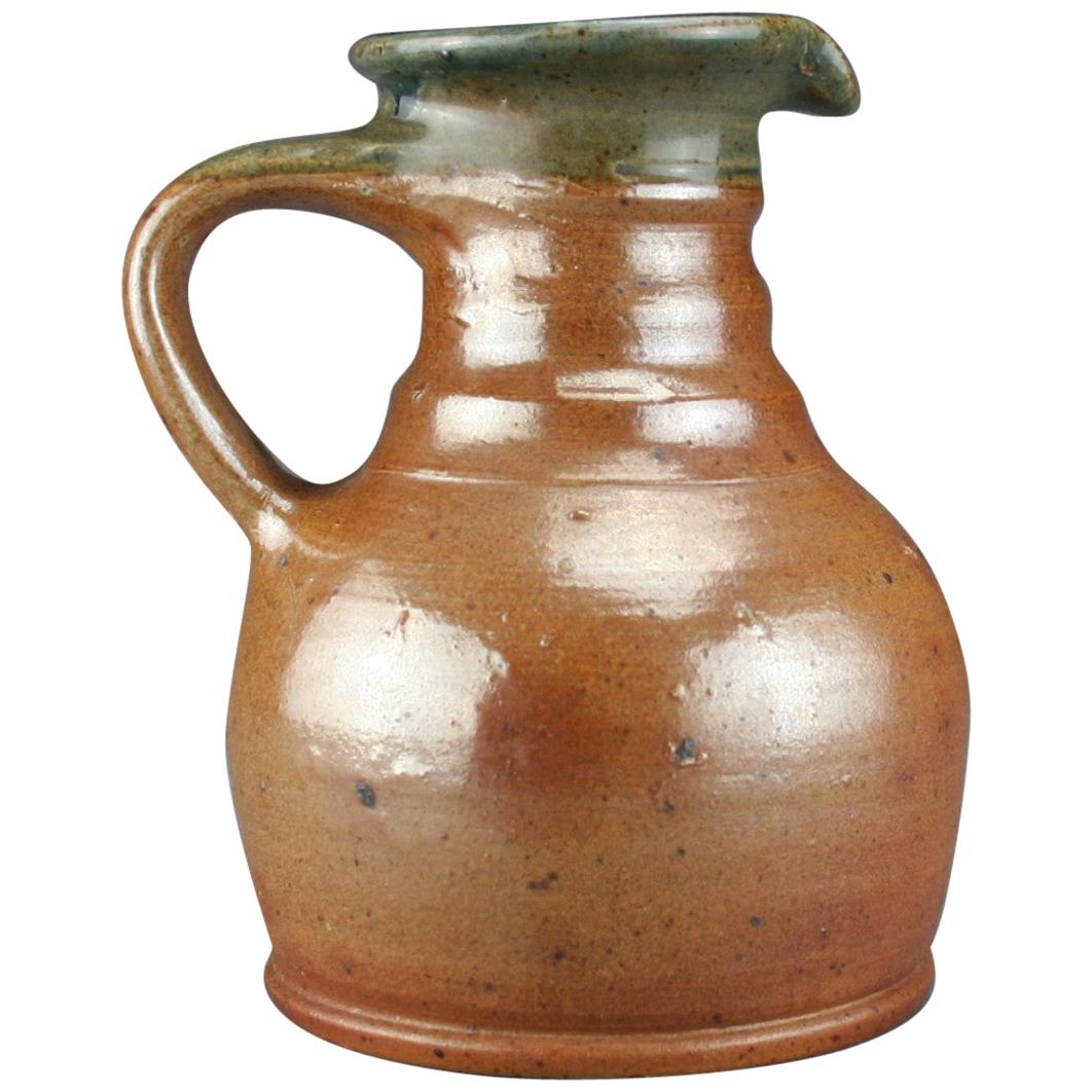 Stoneware pitcher, Pierre Digan, La Borne, circa 1960s For Sale