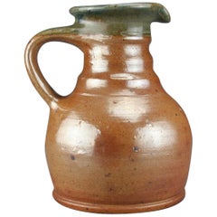 Stoneware pitcher, Pierre Digan, La Borne, circa 1960s