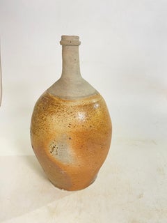 Stoneware Pottery Jug Pitcher with Amazing Glaze 20th Century Rustic