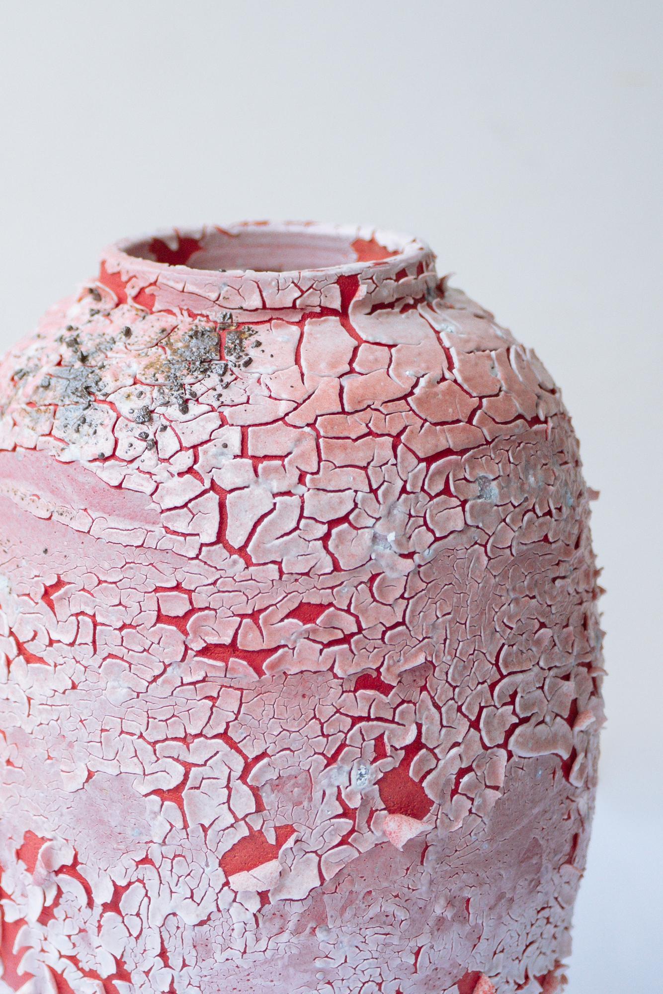 Modern Stoneware Red Pithos by Arina Antonova For Sale