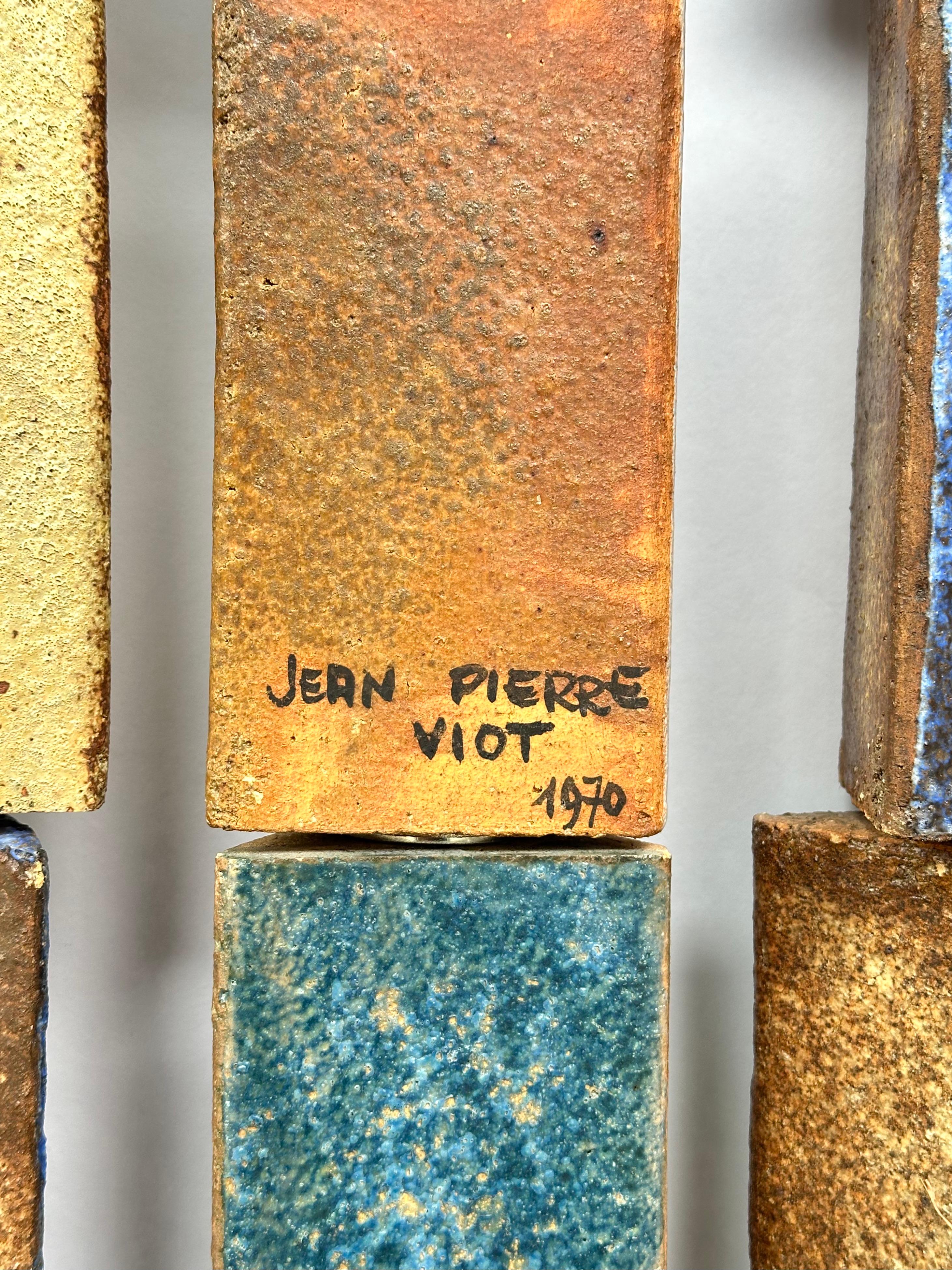 Stoneware Screen, Jean-Pierre Viot, France 1970 For Sale 1