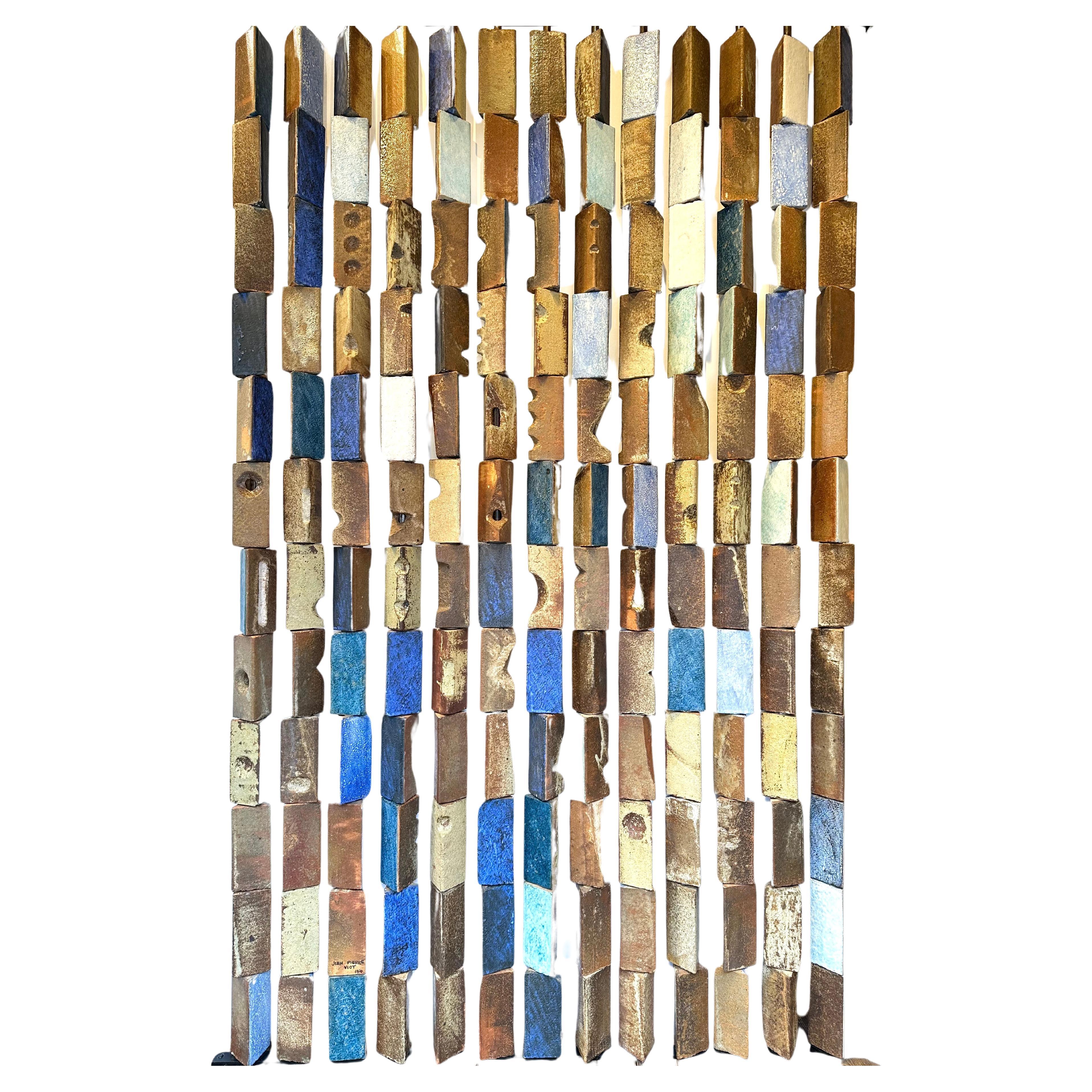 Stoneware Screen, Jean-Pierre Viot, France 1970 For Sale