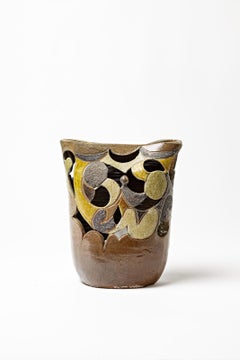 Lampe sculpturale en grès de Georges Martin, vers 1970-1980.