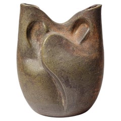 Stoneware sculptural vase by Georges Martin, circa 1970.