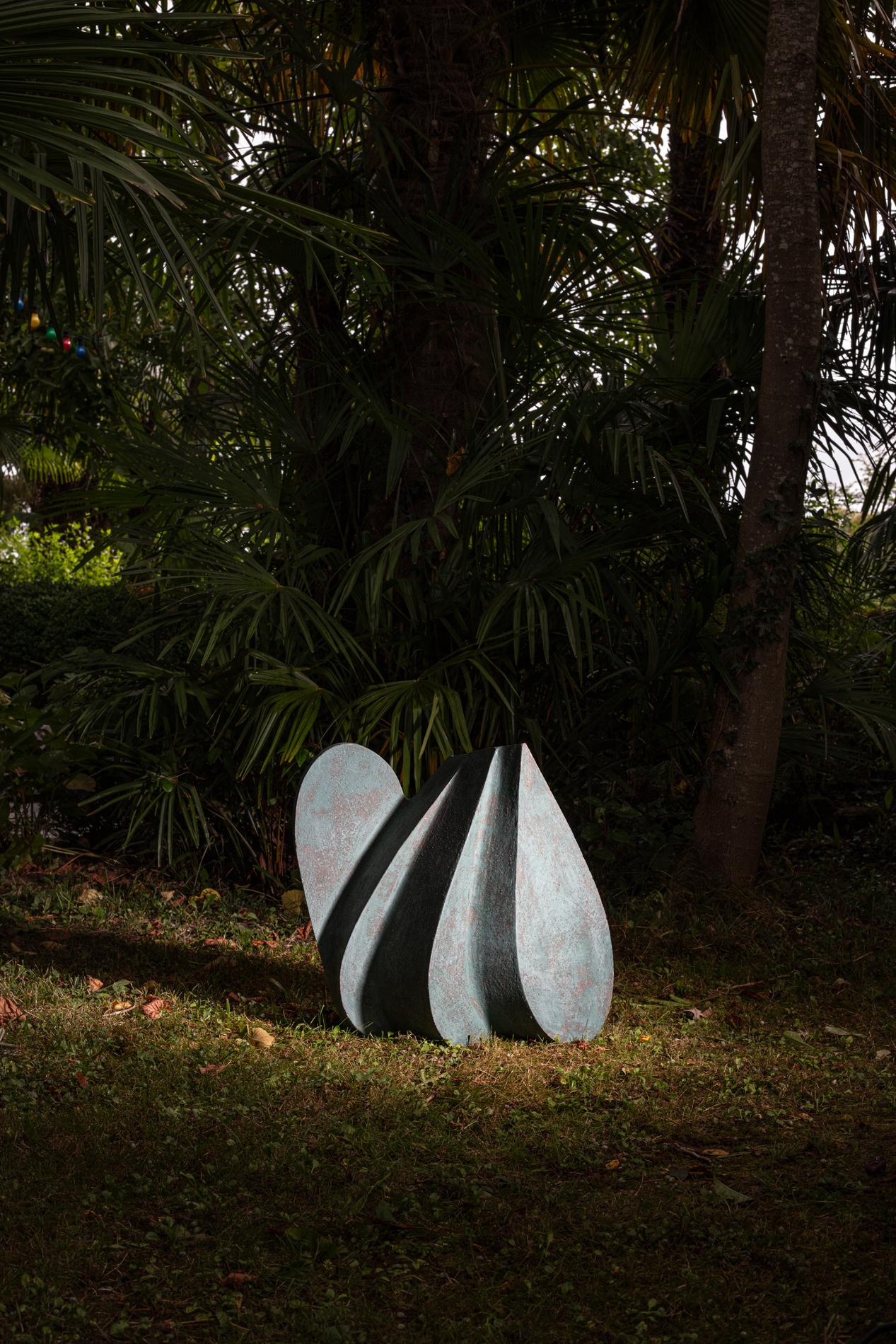 Francese Scultura in gres di Maarten Stuer, intitolata 