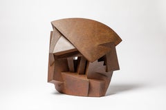 Sculpture en grès intitulée " Passage clandestin " par Pierre Martinon, 1997.