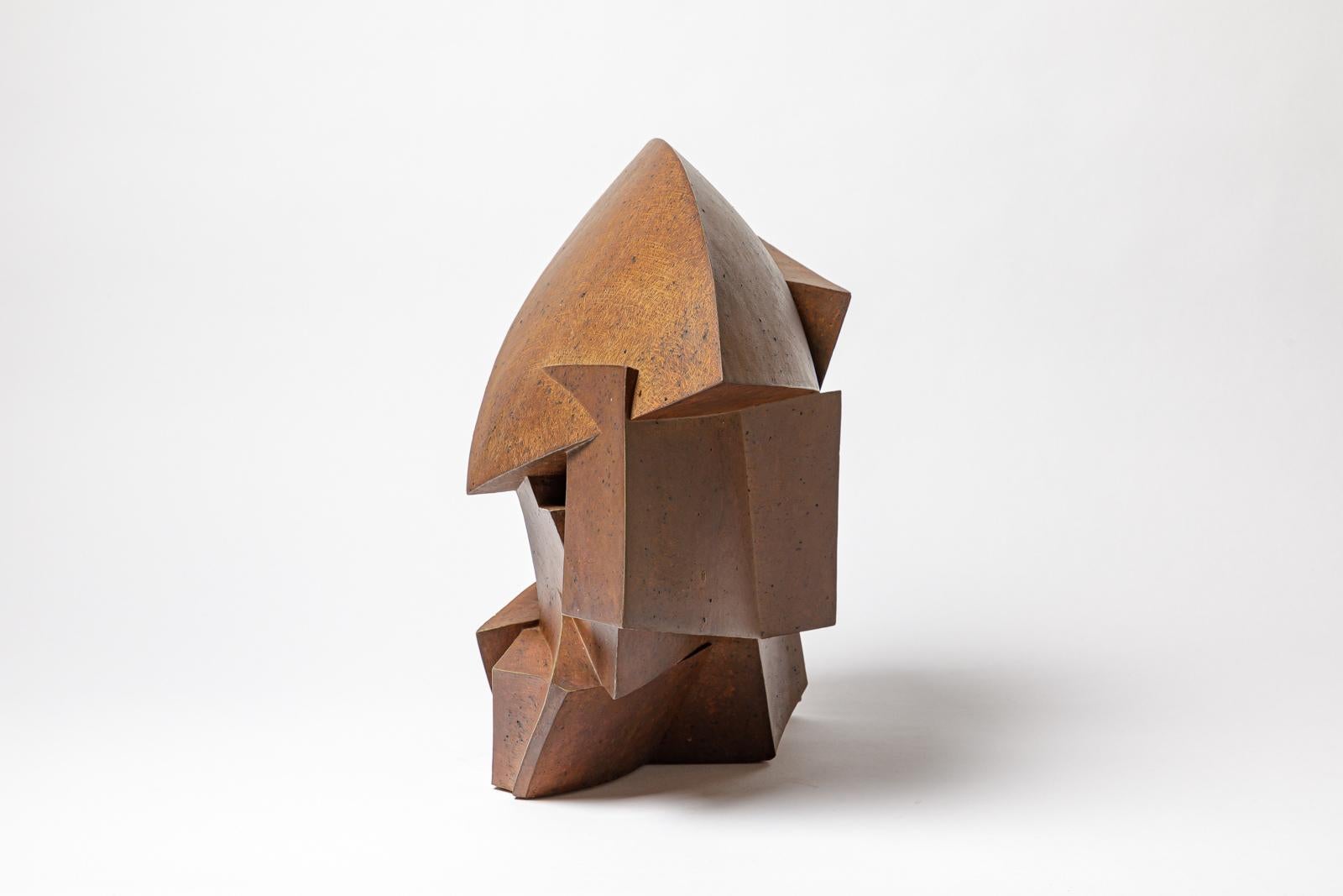 Francese Scultura in gres intitolata 