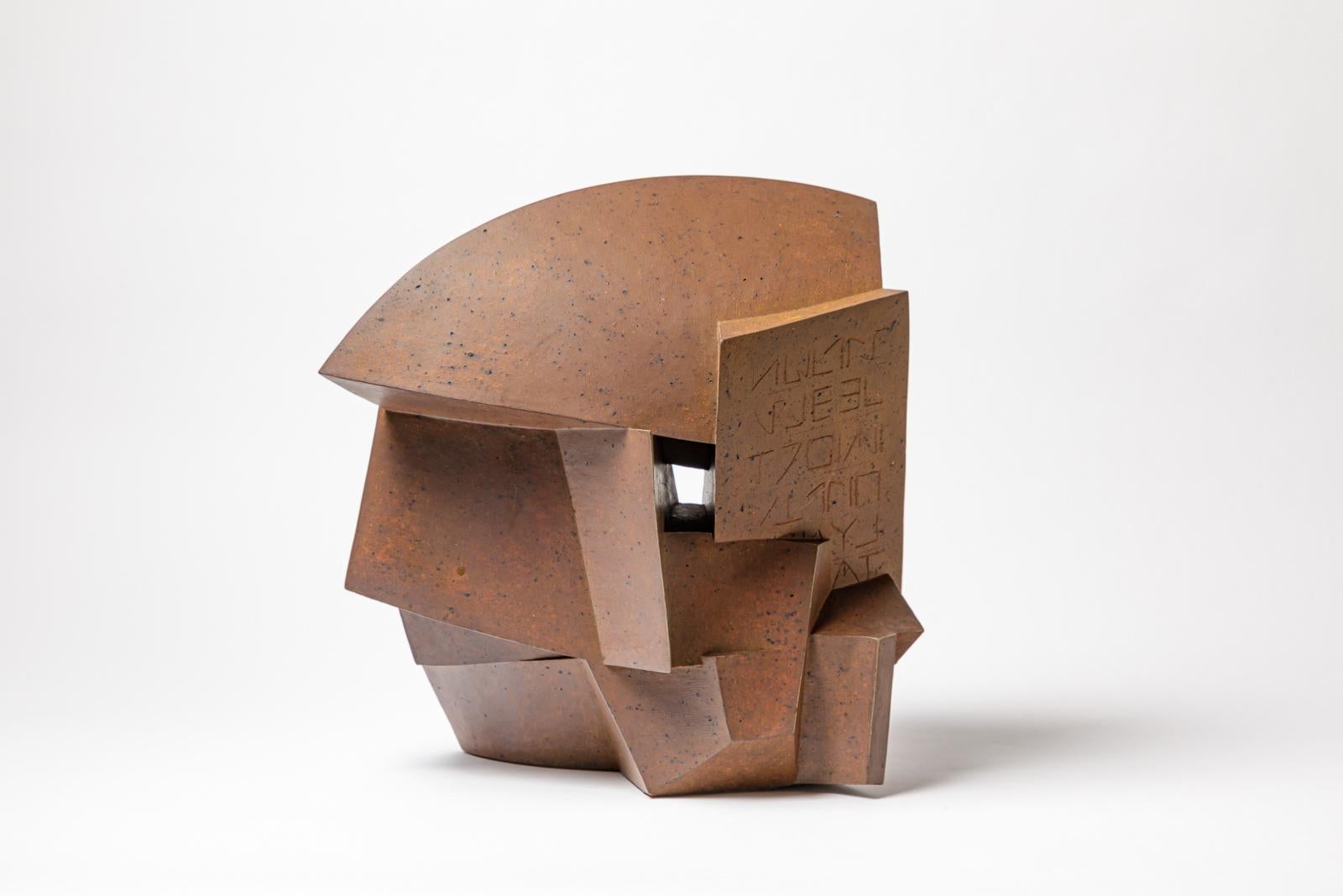 XX secolo Scultura in gres intitolata 