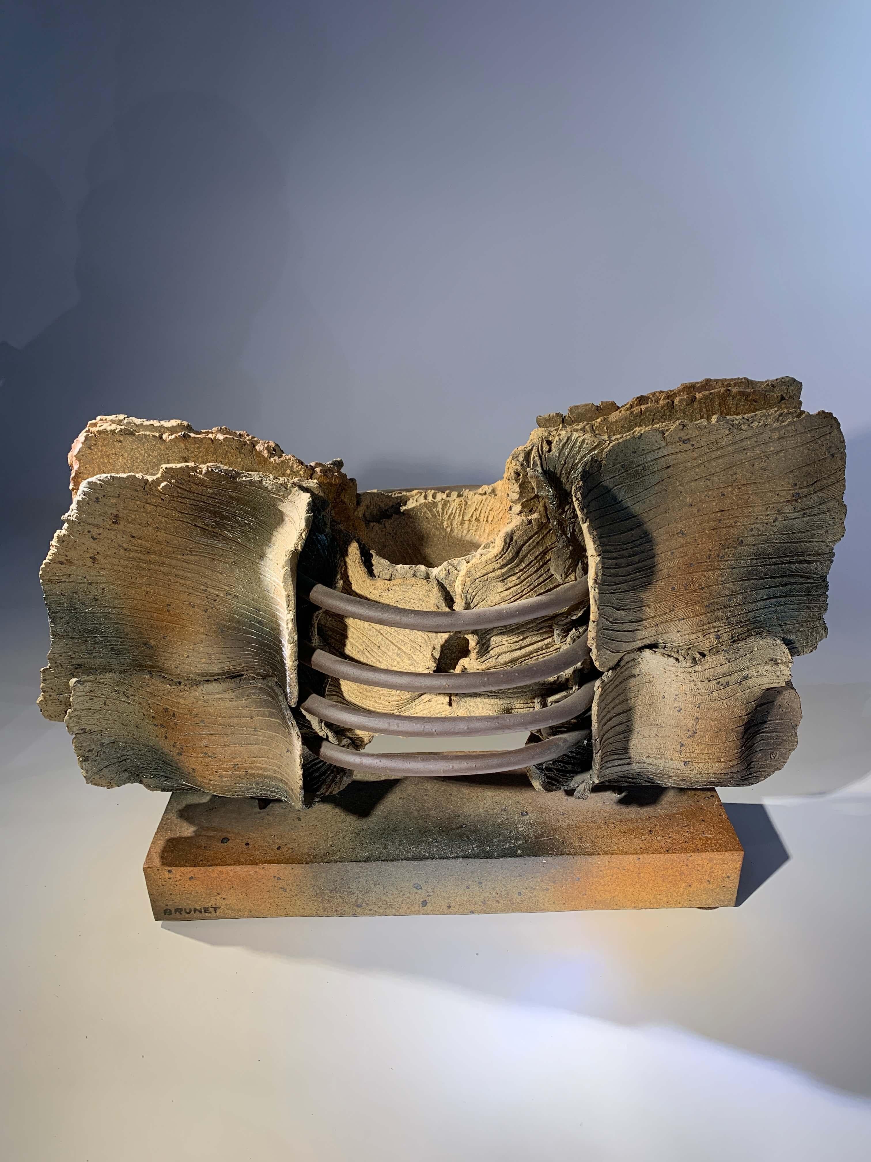 Français Sculpture en grès, Jean-Paul Brunet. France 1980 en vente