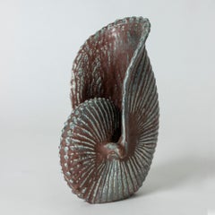 Stoneware Shell Sculpture by Gunnar Nylund