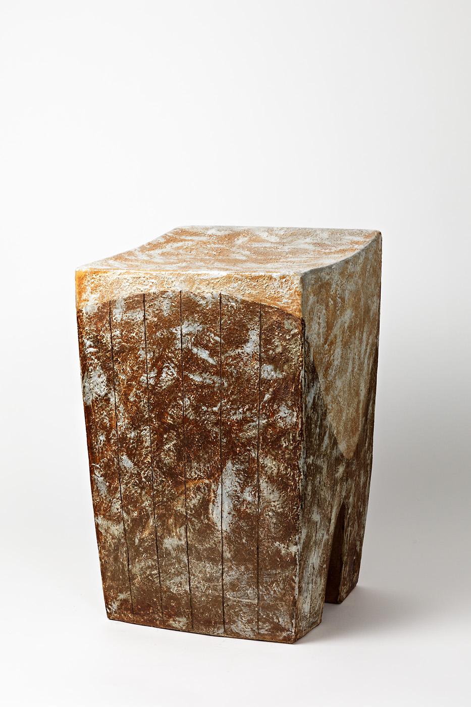 Beaux Arts Stoneware Stool by M. Georg, 2017