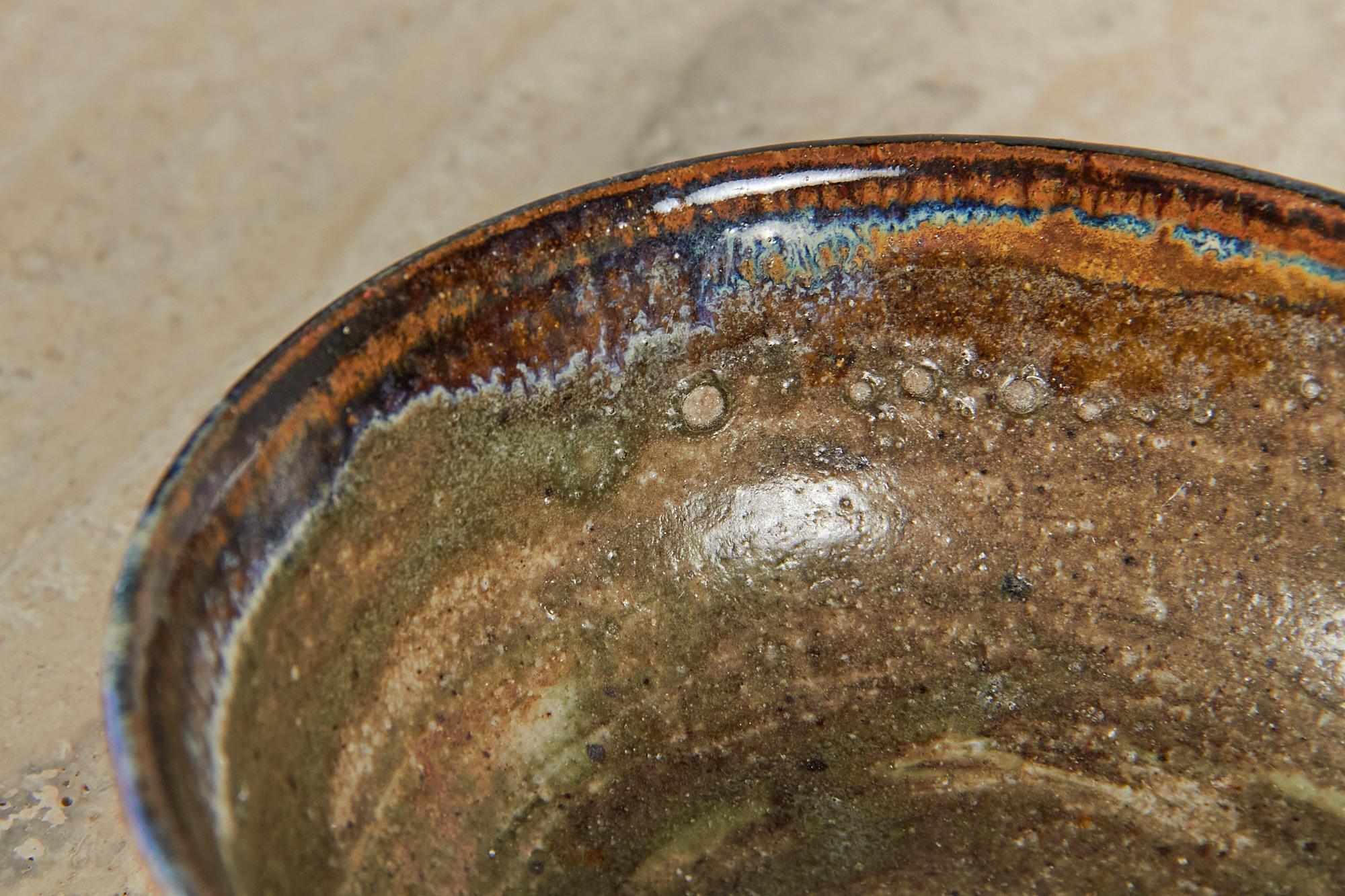 Stoneware Studio Ceramic Bowl with Glaze 2