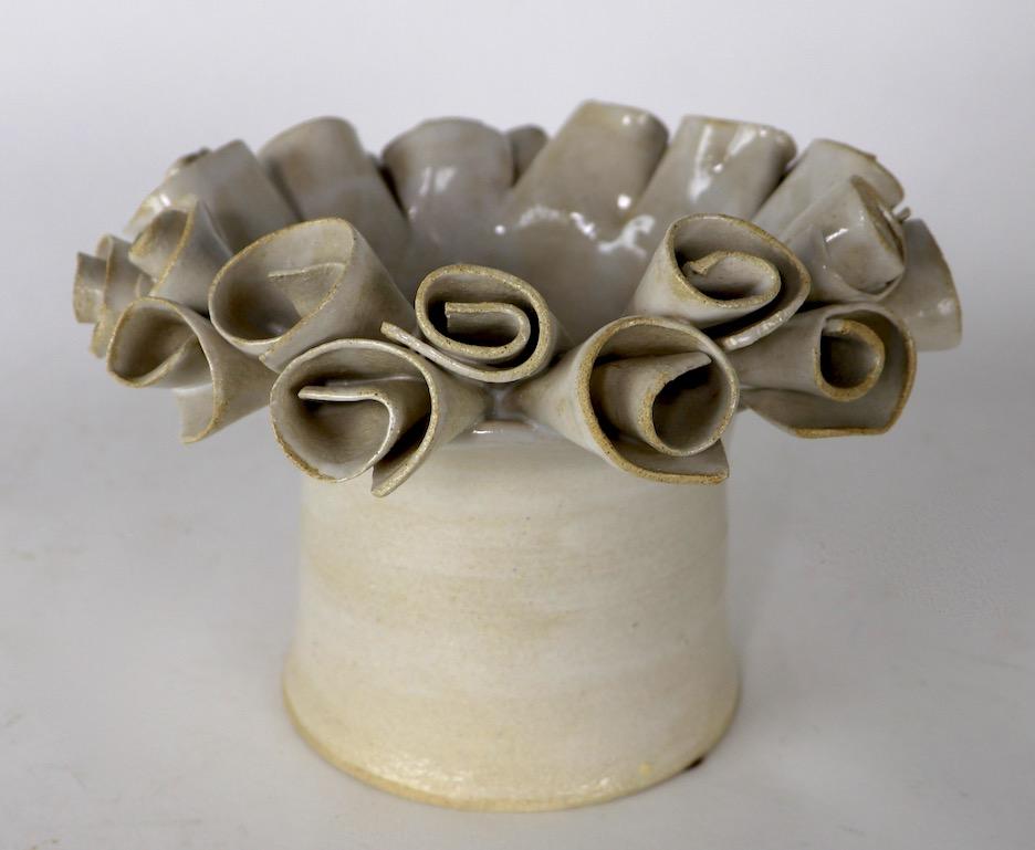 American Stoneware Studio Flower Pot