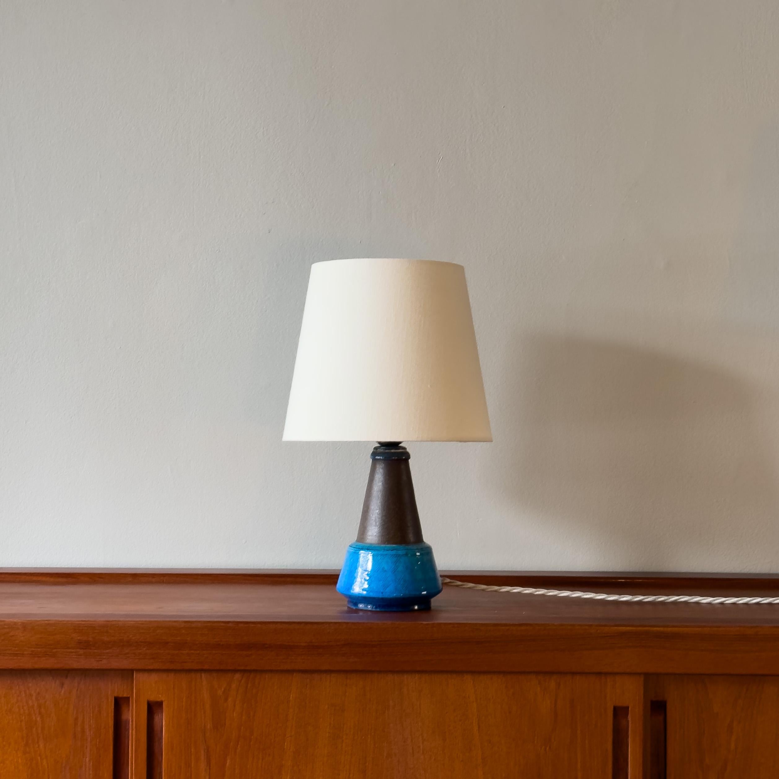 Stoneware Table Lamp #1 Nils Kähler In Fair Condition For Sale In London, GB
