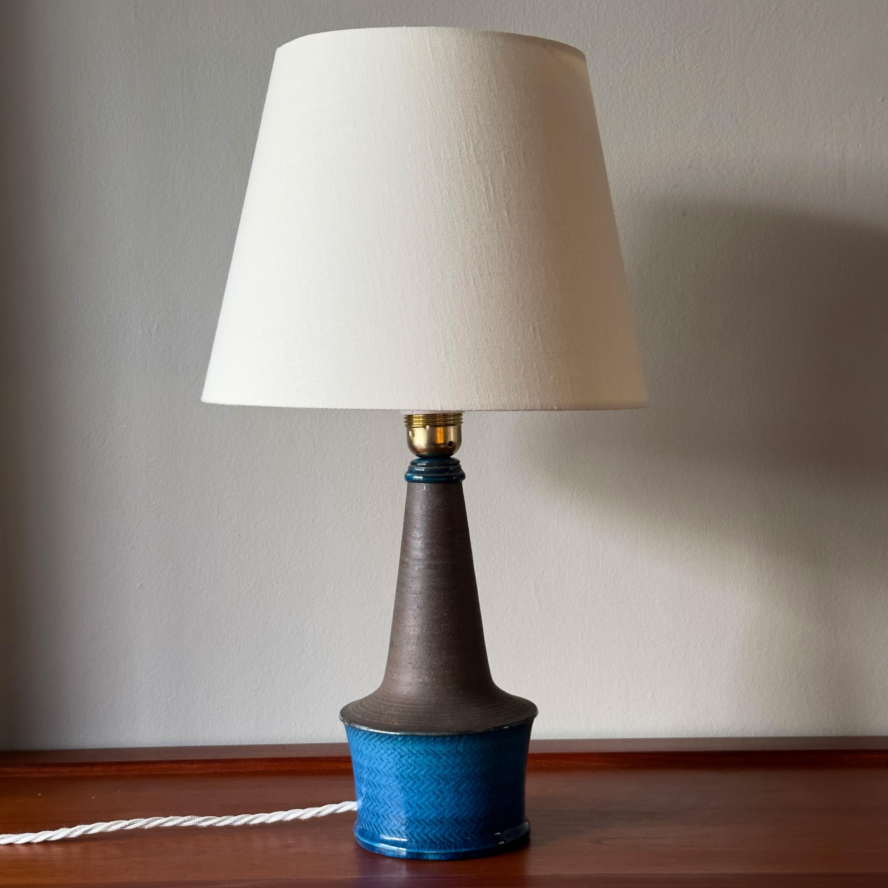 20th Century Stoneware Table Lamp #2 Nils Kähler For Sale