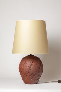 Stoneware table lamp by Aurélie Proudom, 2026