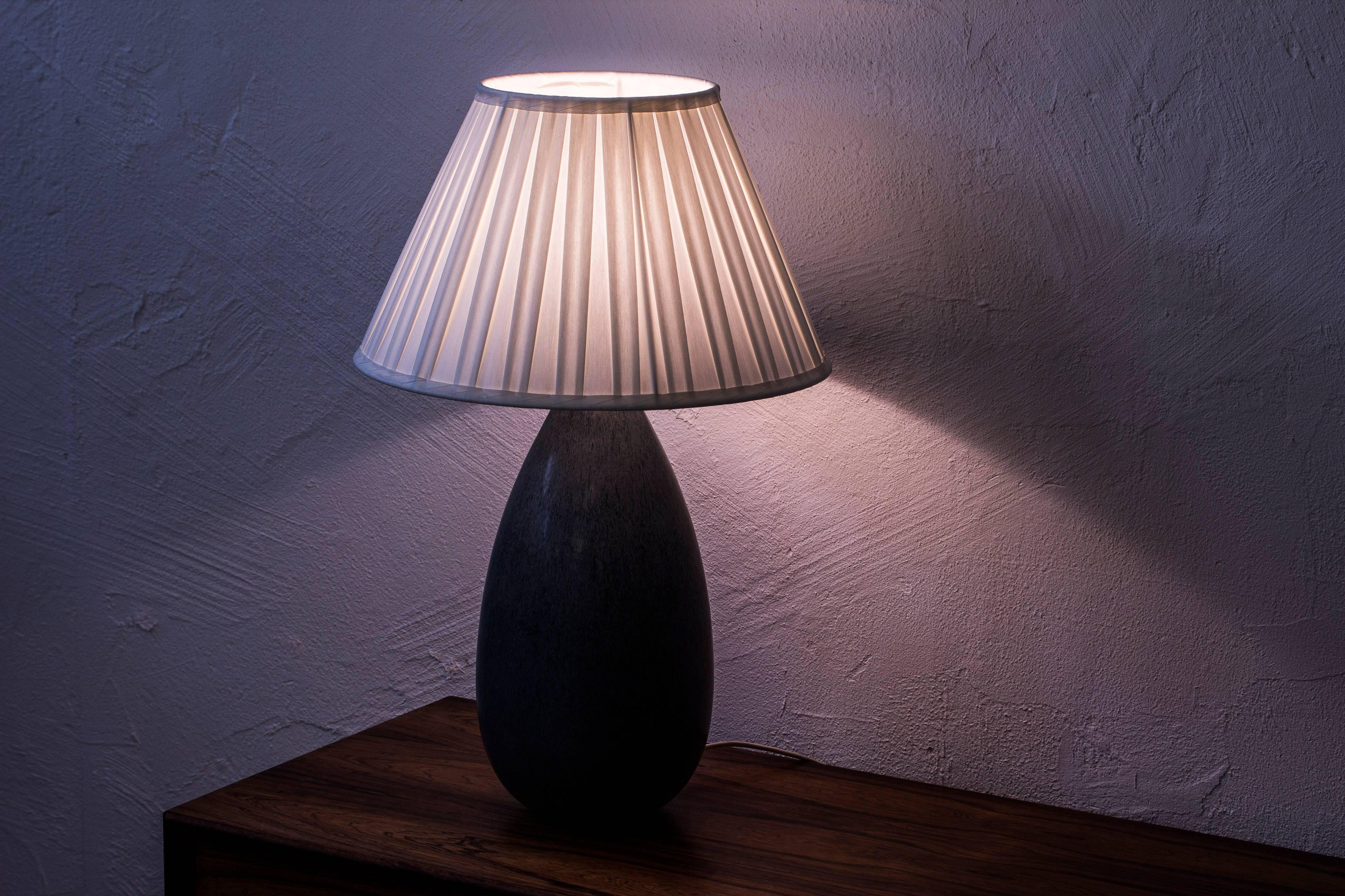 Stoneware Table Lamp by Carl Harry Stålhane, Sweden, 1950s 3
