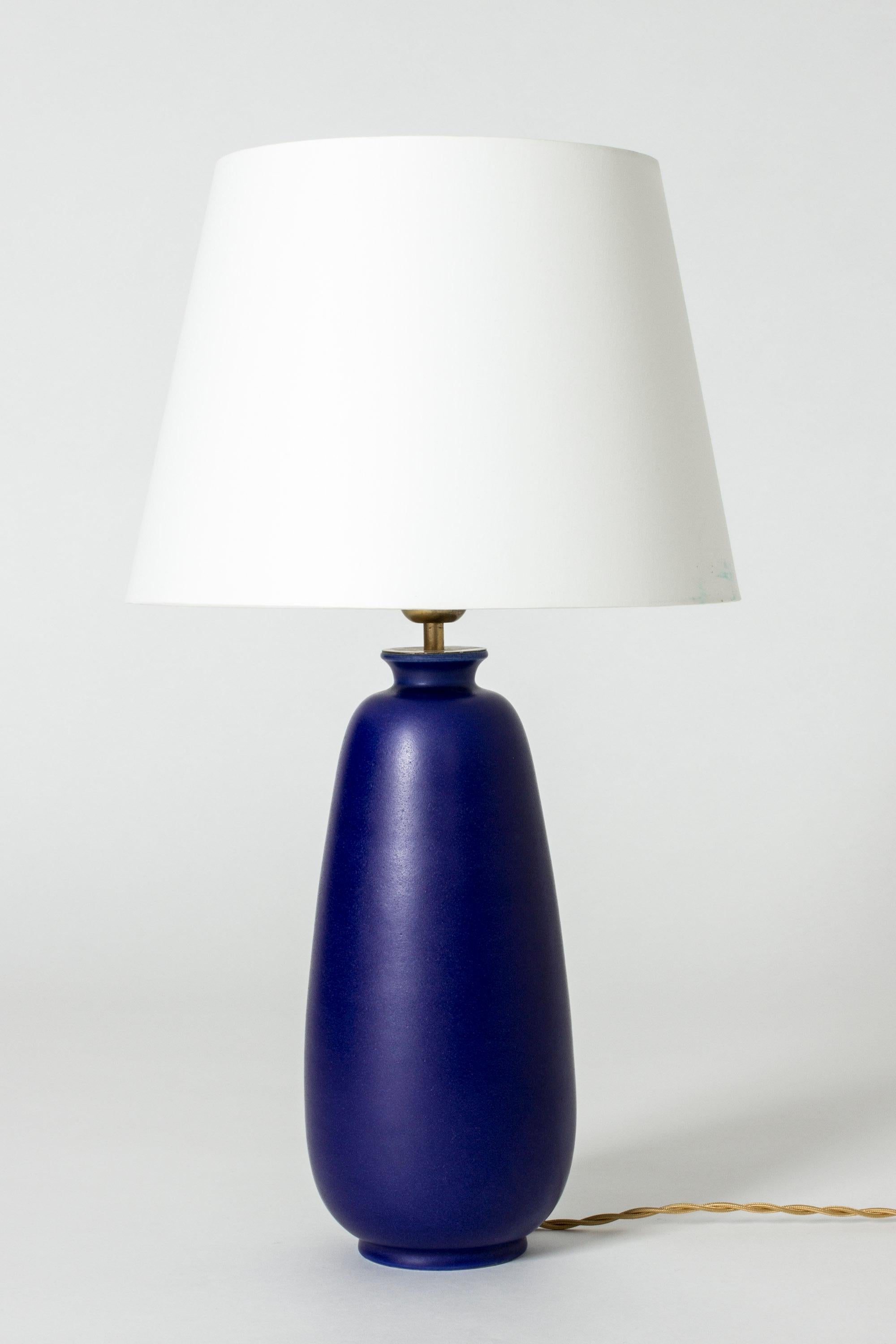 Scandinavian Modern Stoneware Table Lamp by Eric and Inger Triller