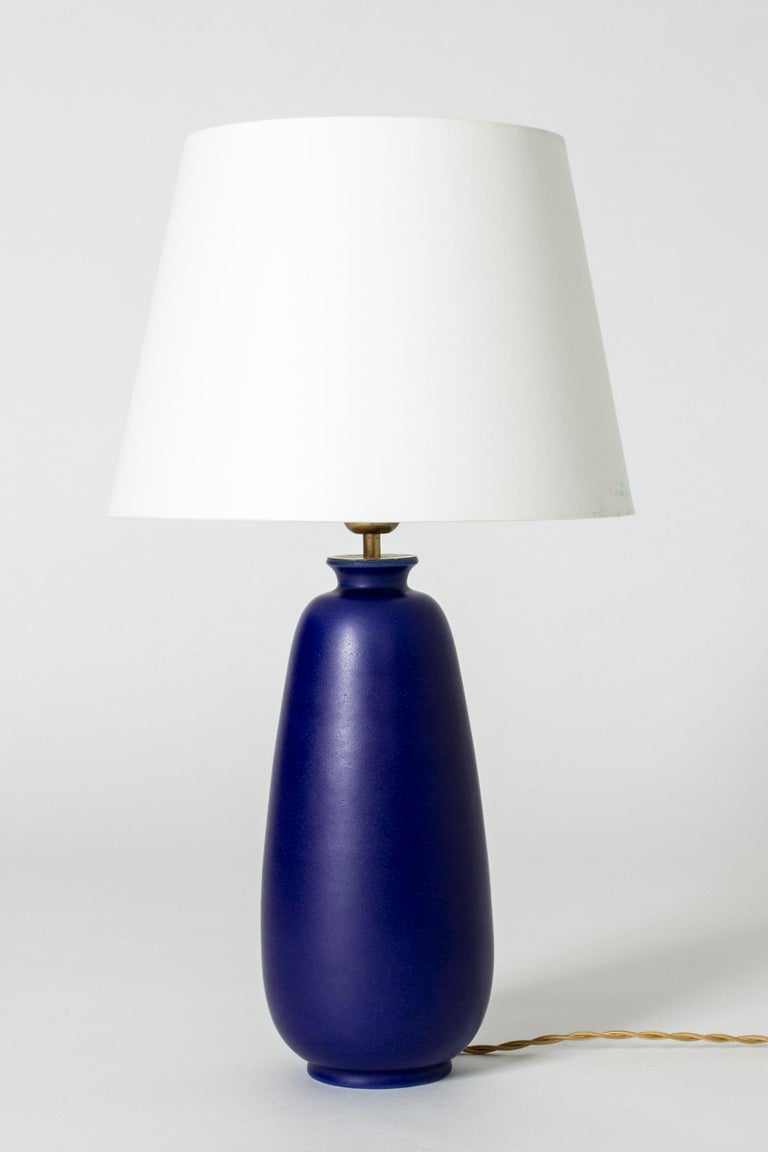 Scandinavian Modern Stoneware Table Lamp by Eric and Inger Triller For Sale