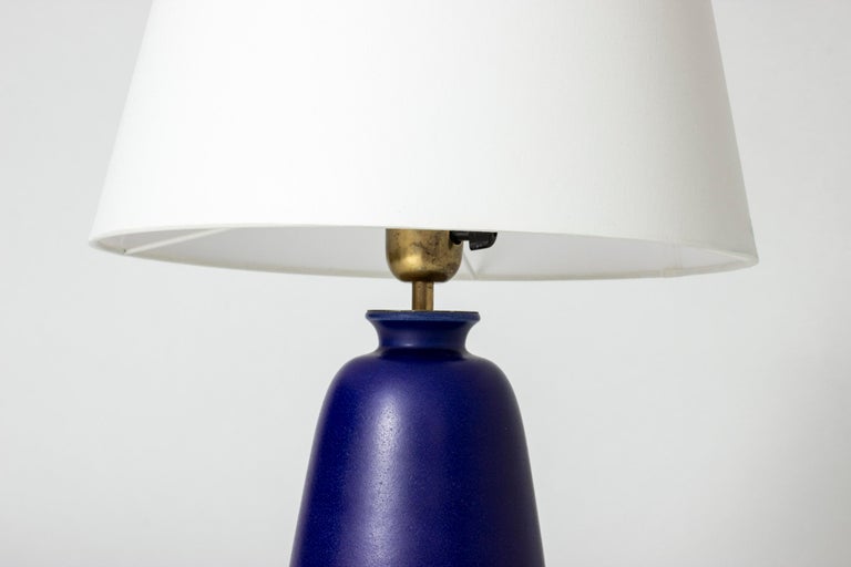 Stoneware Table Lamp by Eric and Inger Triller In Good Condition For Sale In Stockholm, SE