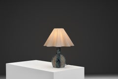 Lampe de table en grès, créée par Fridtjof Sejersen pour Sejer Keramiek, Danemark, vers les années 1960