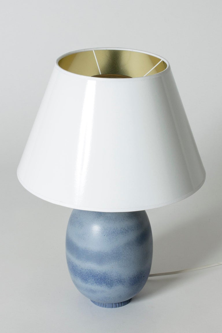 Stoneware Table Lamp by Gunnar Nylund for Rörstrand, Sweden. 1950s 1