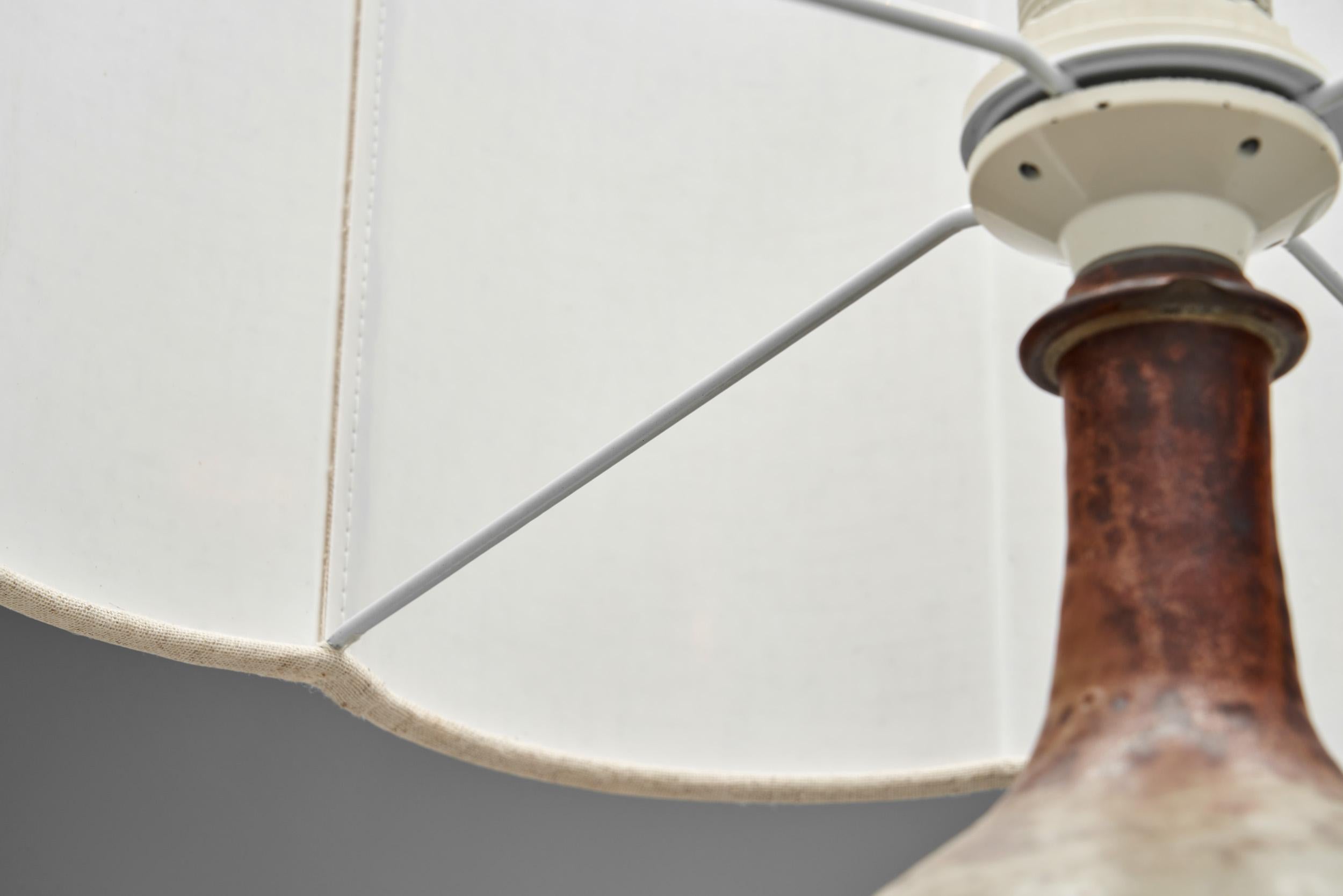 Stoneware Table Lamp by Jean Pierre Prud’homme, France ca 1960s For Sale 9