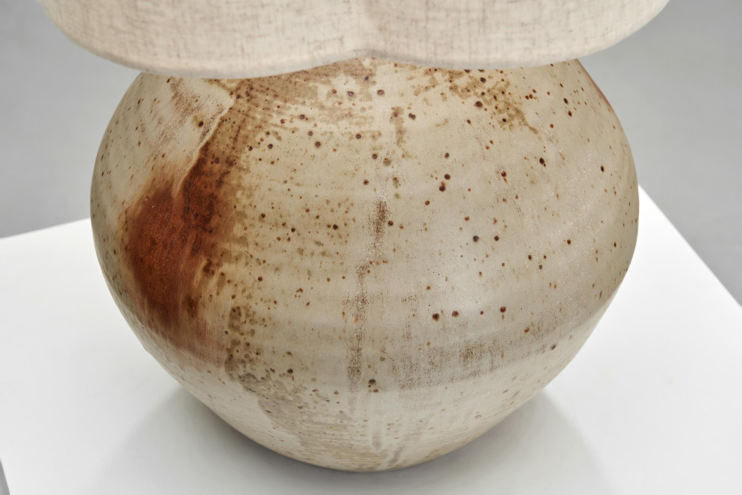 Stoneware Table Lamp by Jean Pierre Prud’homme, France ca 1960s For Sale 10