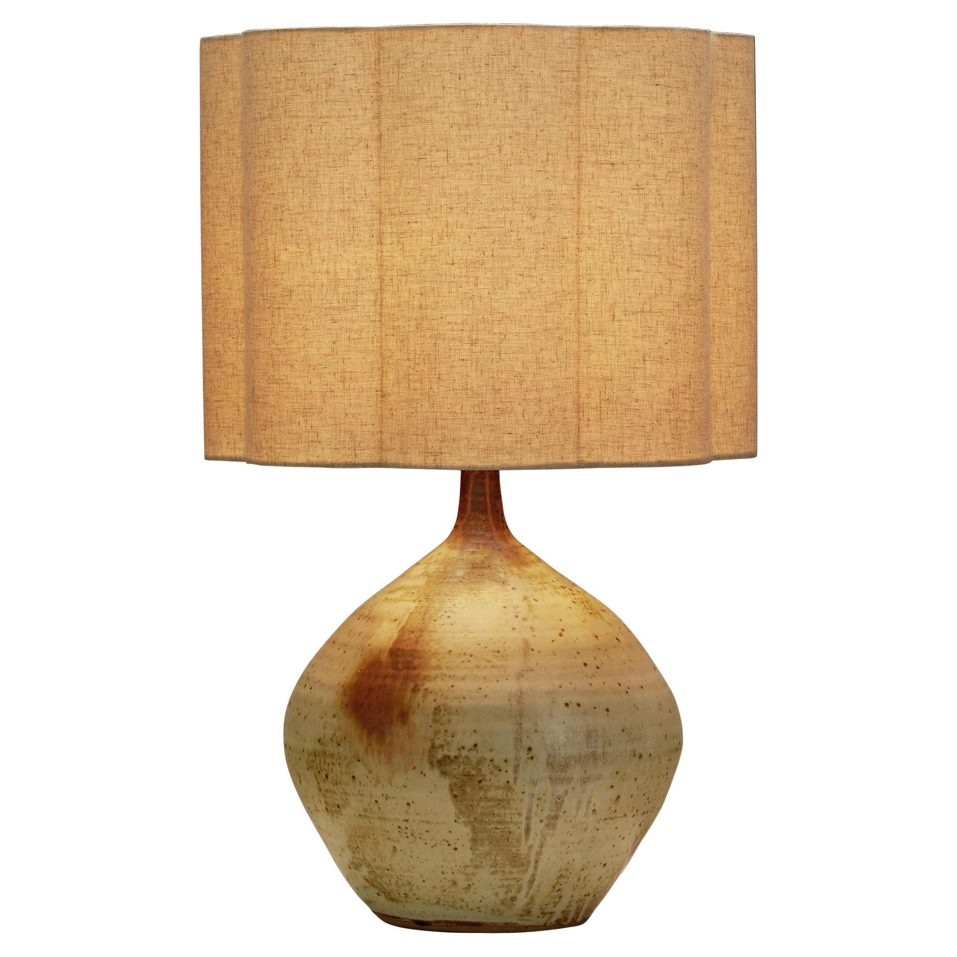 Stoneware Table Lamp by Jean Pierre Prud’homme, France ca 1960s For Sale