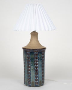 Lampe de table en grès de Maria Philippi pour Søholm, Danemark, années 60