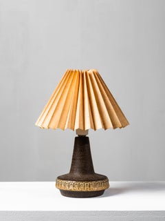 Stoneware Table Lamp by Michael Andersen & Søn, Bornholm, Denmark, 1960s