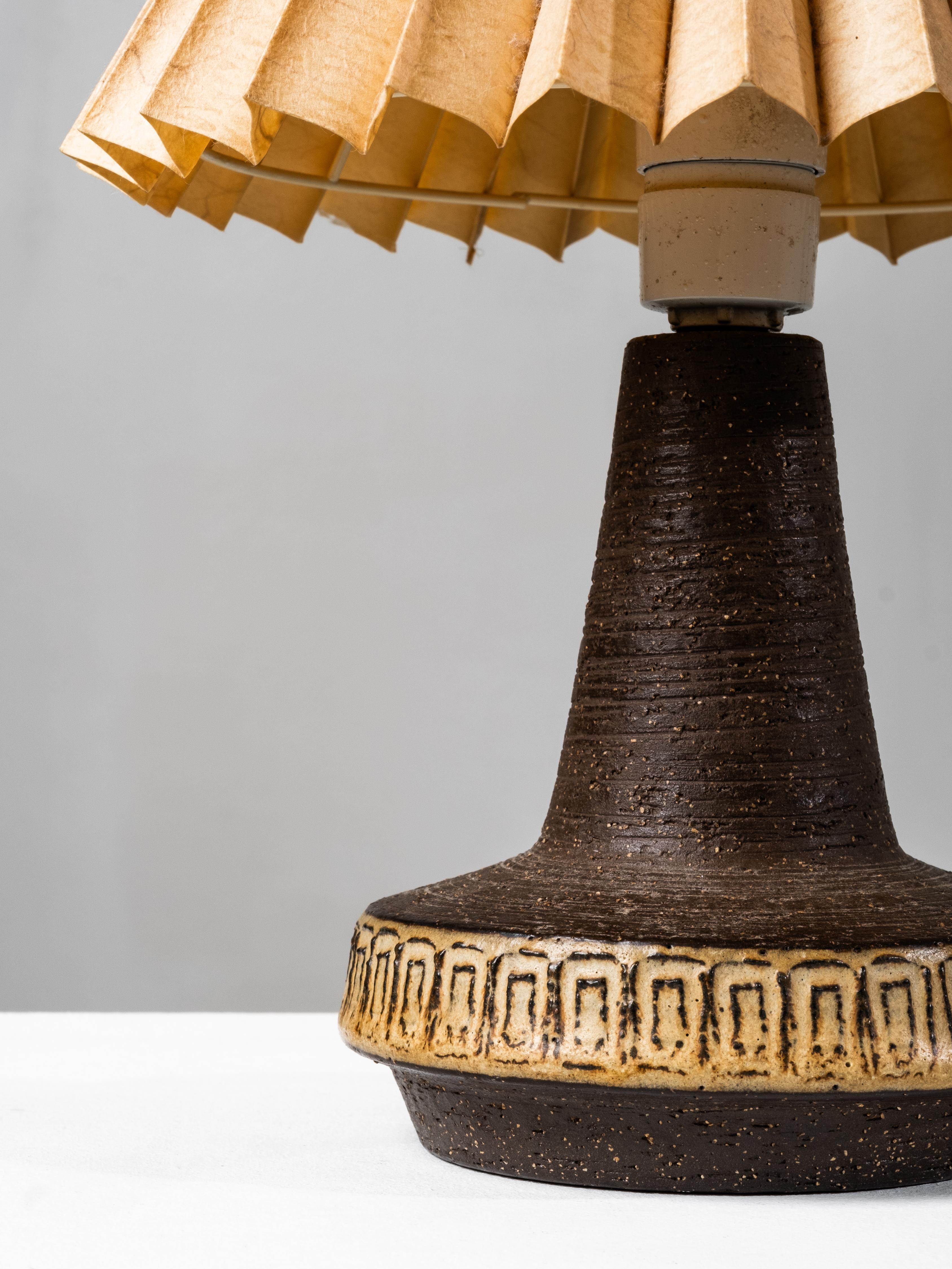 Stoneware Table Lamp by Michael Andersen & Søn, Bornholm, Denmark, 1960s For Sale 1
