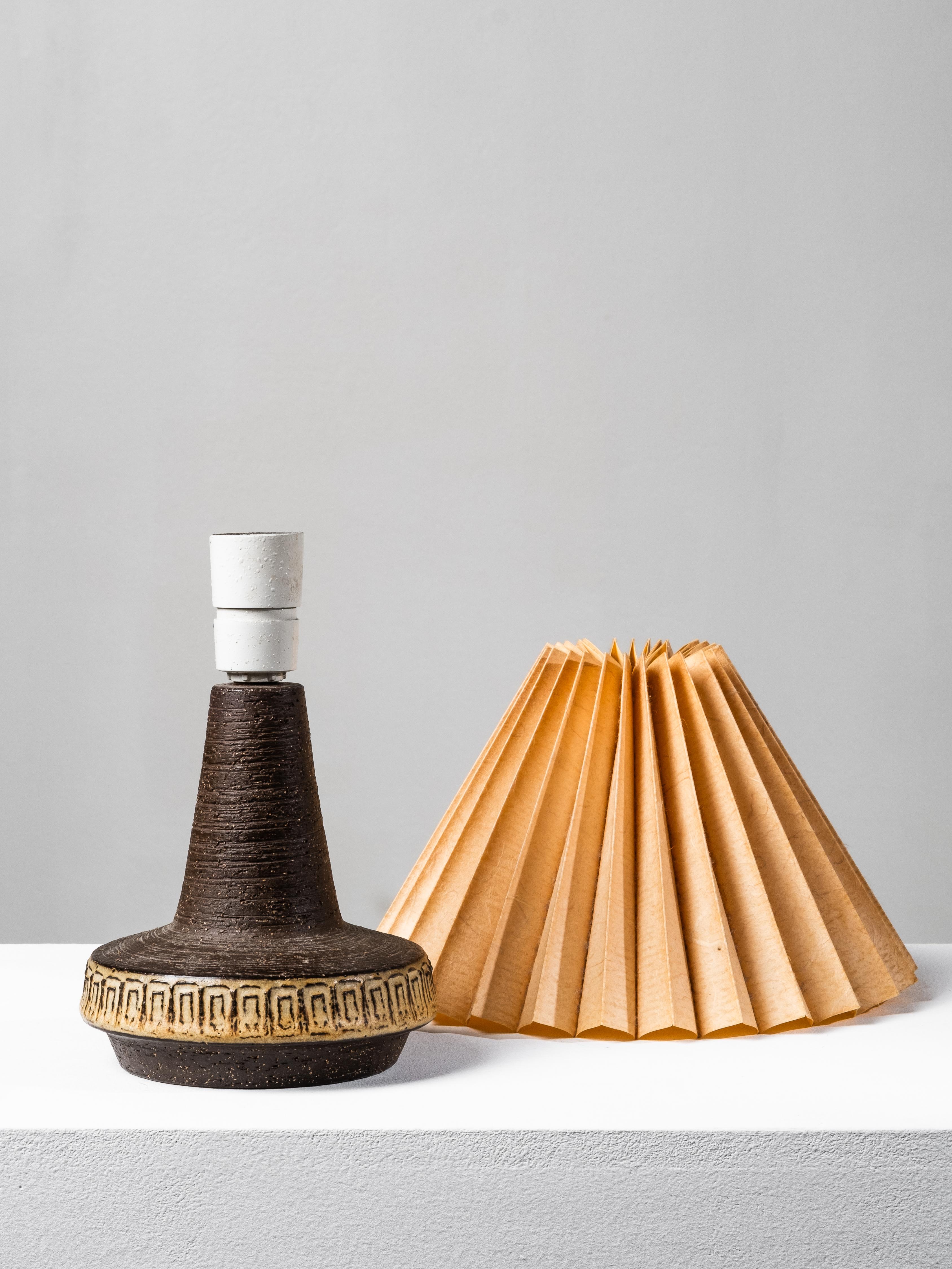 Stoneware Table Lamp by Michael Andersen & Søn, Bornholm, Denmark, 1960s For Sale 2
