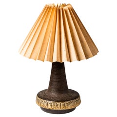 Stoneware Table Lamp by Michael Andersen & Søn, Bornholm, Denmark, 1960s