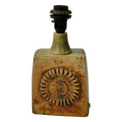 Lampada da tavolo in gres di Søholm Stentøj, Danimarca, anni '60