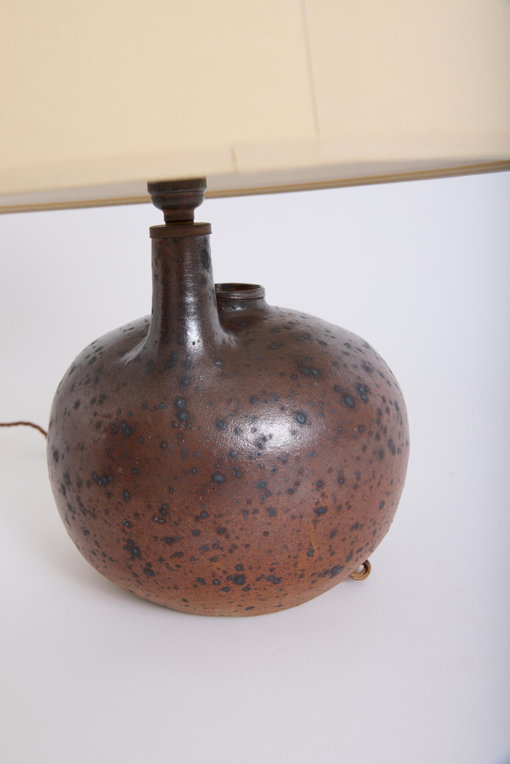 Mid-Century Modern Lampe de table grès en vente