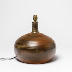 Stoneware Table Lampe by Pierre Digan to La Borne, circa 1970