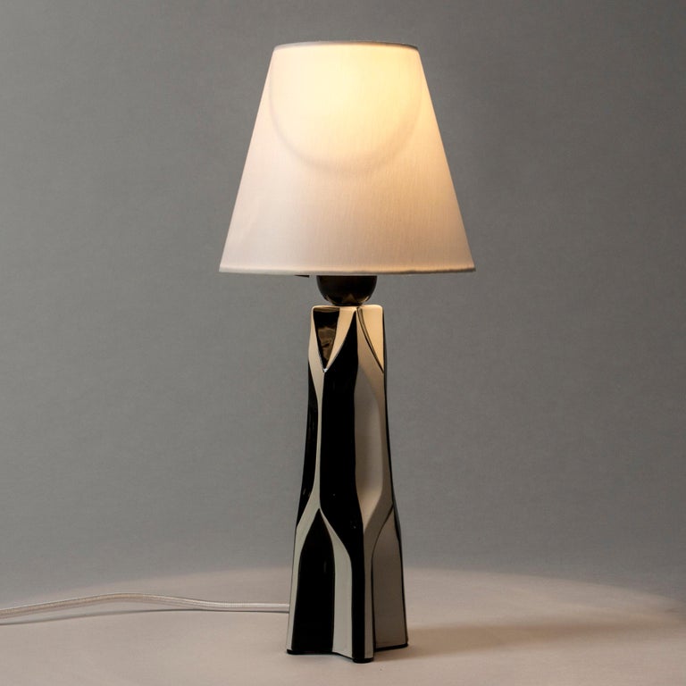 Stoneware Table Lamps by Carl-Harry Stålhane for Rörstrand, Sweden, 1950s For Sale 1