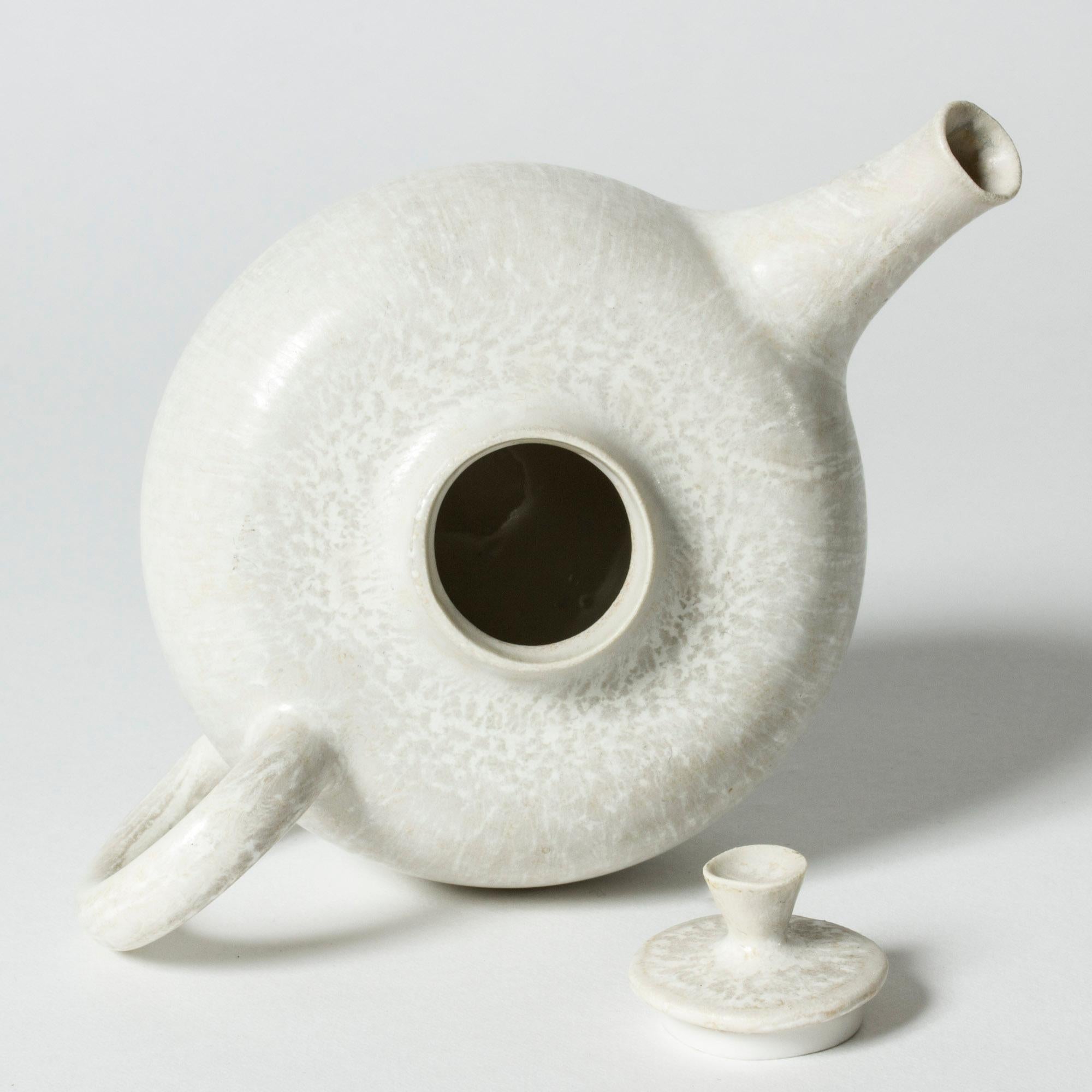 Swedish Stoneware Teapot by Carl-Harry Stålhane, Sweden, 1950s