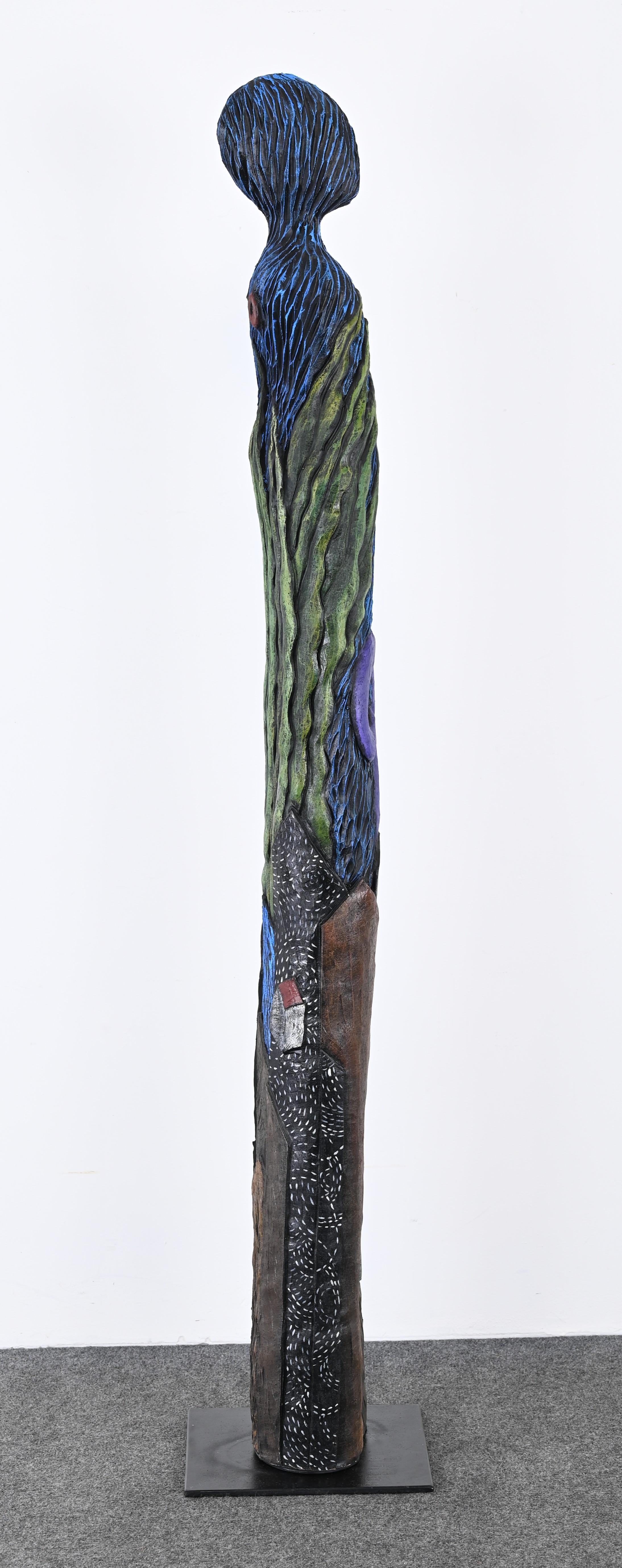 Stoneware TOTEM or Sculpture by Christine Federighi, 1997 5
