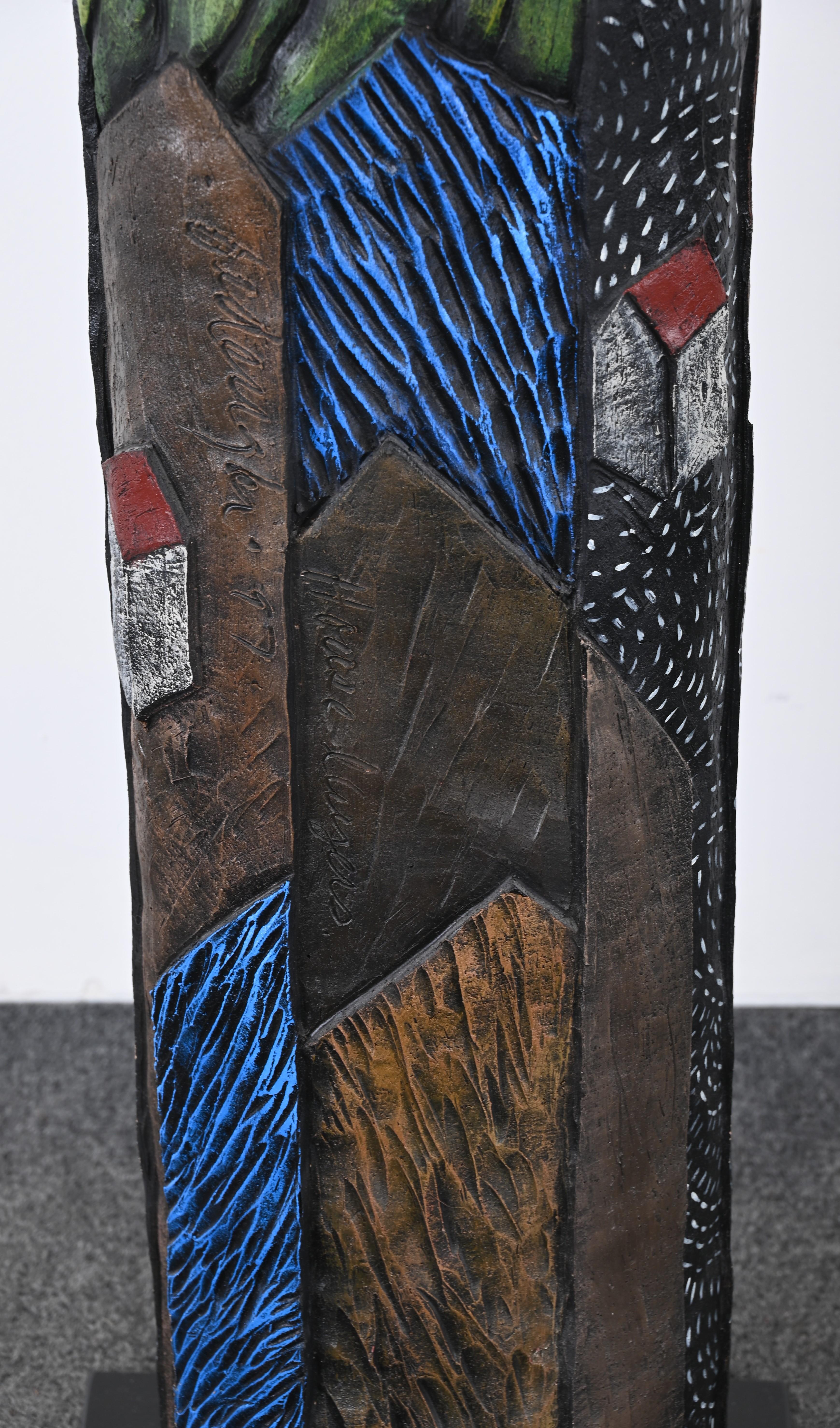 Stoneware TOTEM or Sculpture by Christine Federighi, 1997 7