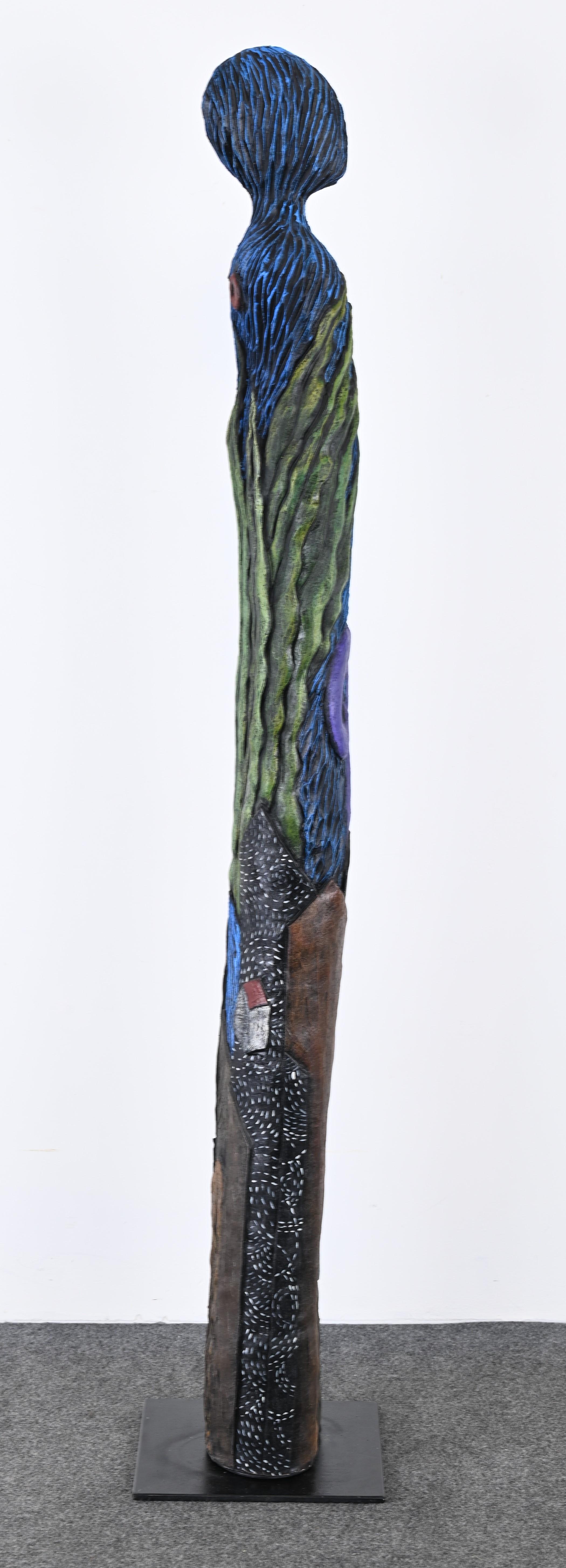 Stoneware TOTEM or Sculpture by Christine Federighi, 1997 12
