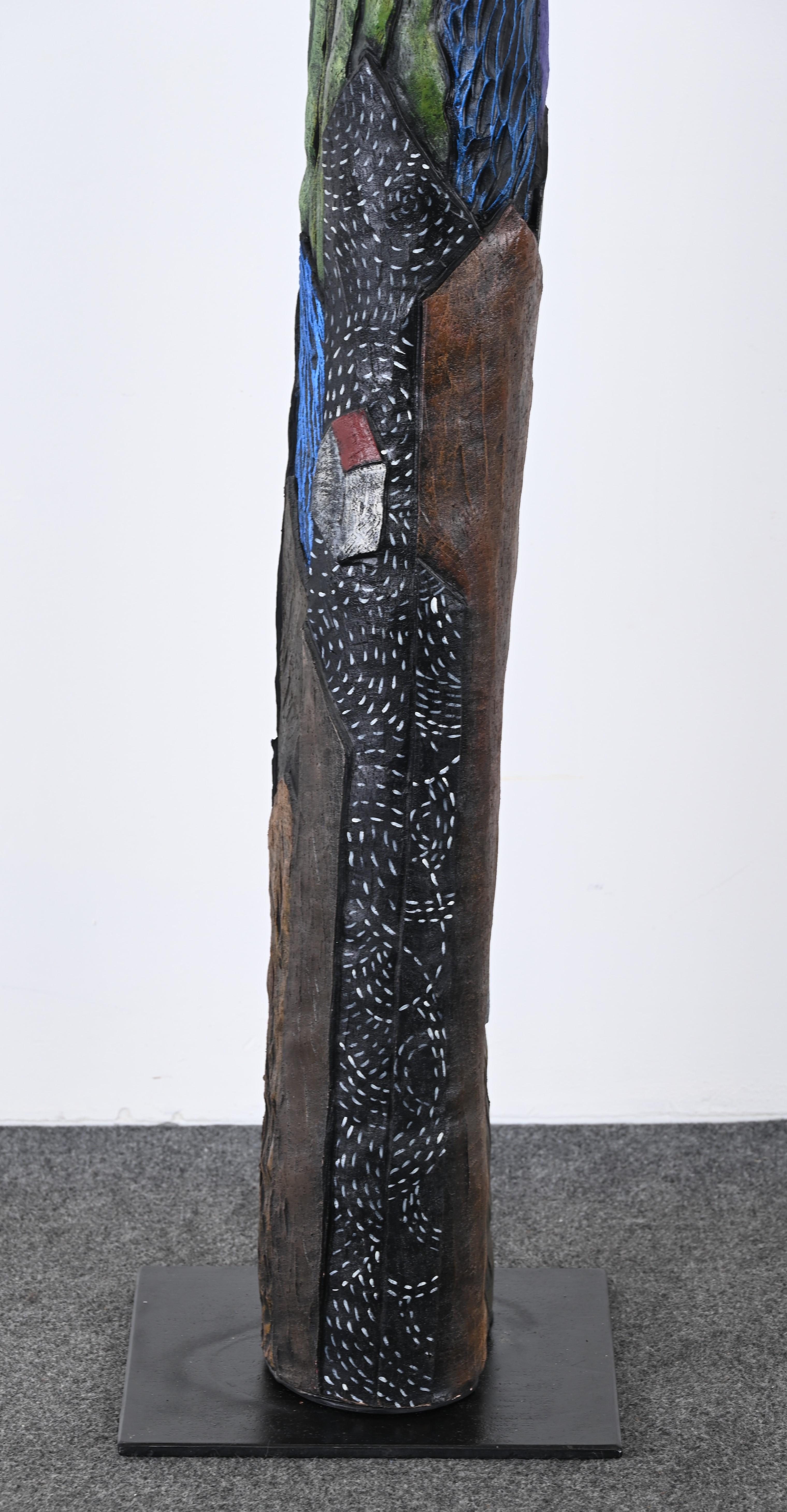 Stoneware TOTEM or Sculpture by Christine Federighi, 1997 13